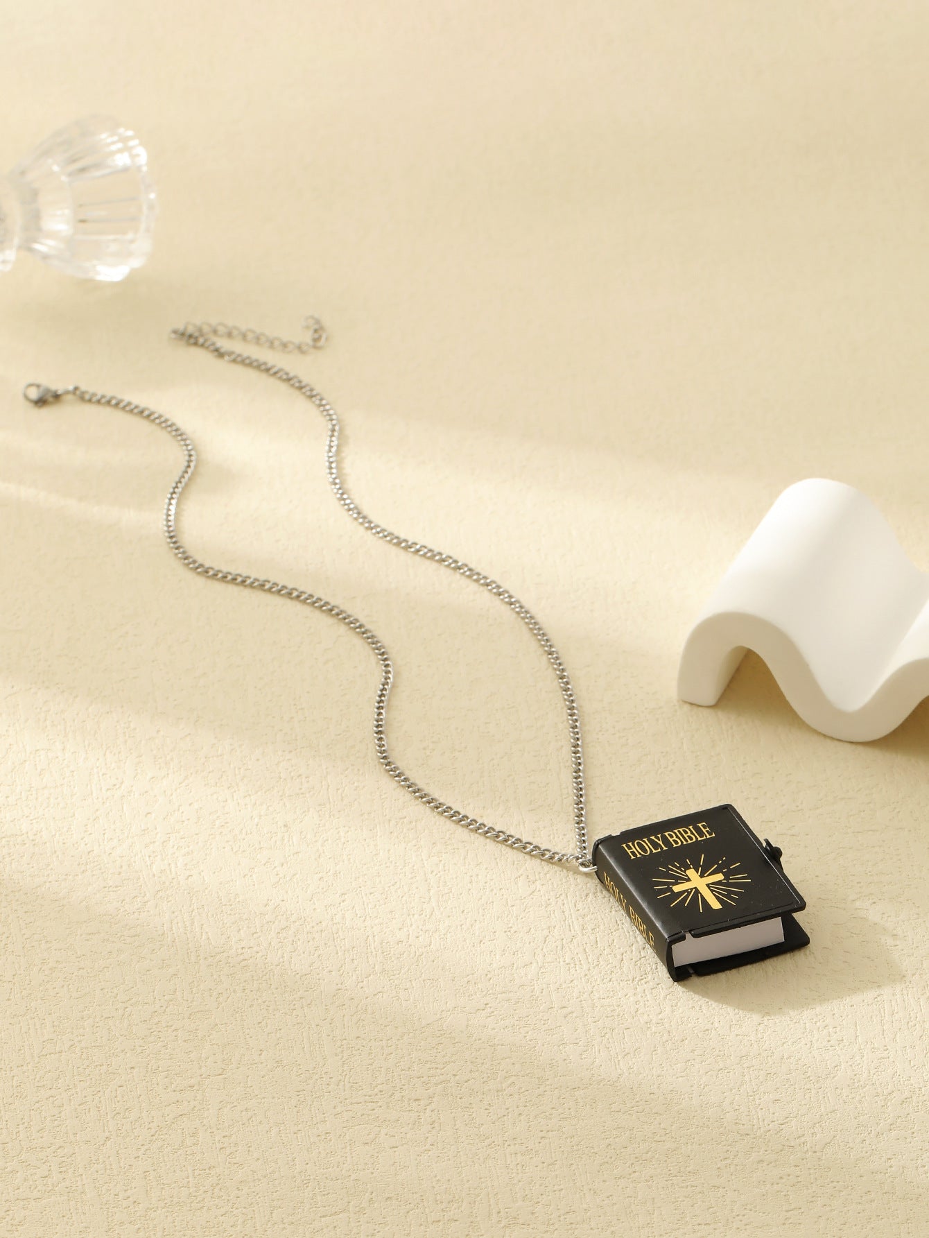 Cross Bible Verses Pendant Christian Jesus Baptism Gifts Fashion Jewelry
