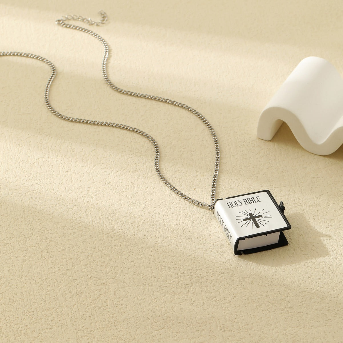 Cross Bible Verses Pendant Christian Jesus Baptism Gifts Fashion Jewelry