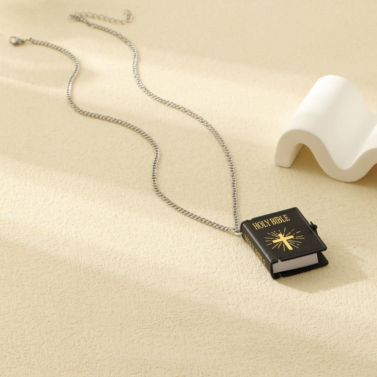 Cross Bible Verses Pendant Christian Jesus Baptism Gifts Fashion Jewelry