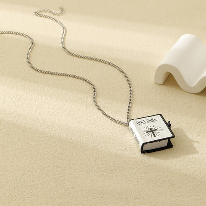 Cross Bible Verses Pendant Christian Jesus Baptism Gifts Fashion Jewelry